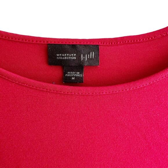 J.Jill Wearever Collection Peplum Ruffle Long Sleeve Stretch Shirt - Picture 7 of 7